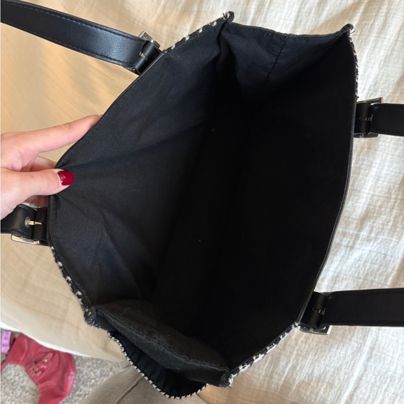 Ralph Lauren Black and White Houndstooth Women's Bag - Picture 3 of 7